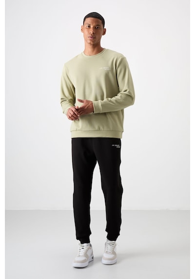 Tommy Life Çağla - Siyah Pamuklu Kalın Yumuşak Dokulu Comfort Fit Nakışlı Erkek Eşofman Takım - 85254 Yeşil - Siyah Tommy Life Çağla - Siyah Pamuklu Kalın Yumuşak Dokulu Comfort Fit Nakışlı Erkek Eşofman Takım - 85254 Yeşil - Siyah