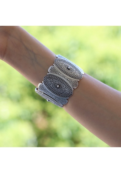 Primerocollection Gümüş Kaplama Bileklik N11.67945 Gri