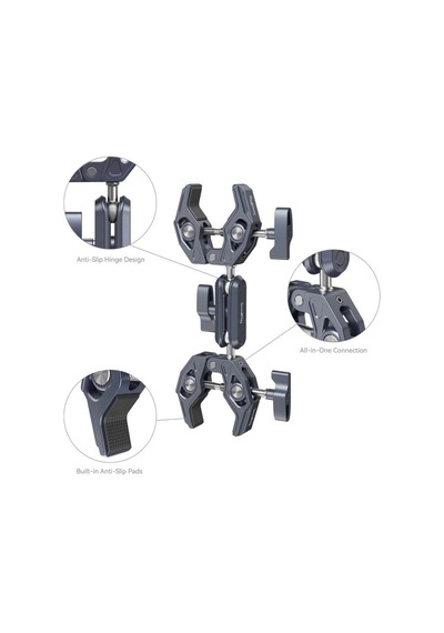 Smallrig 4103b Çift Şekilli Kelepçeli Süper Kelepçe