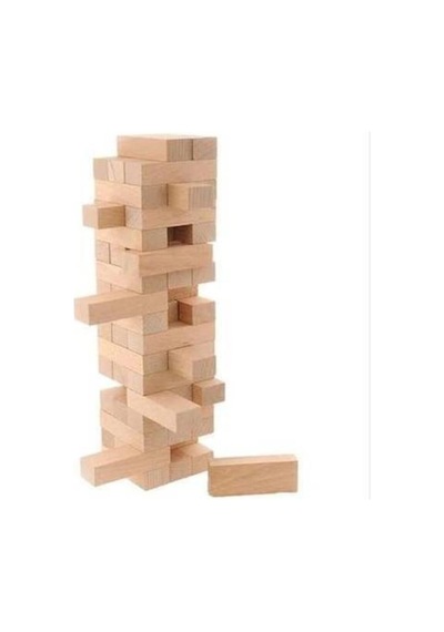 Jenga Büyük Boy Ahşap Denge Oyunu 108 Parça