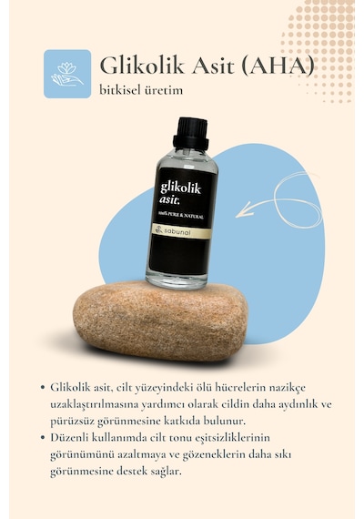 Glikolik Asit Aha 100 Ml - Leke Karşıtı, Cilt Tonu Dengeleyici Aha Serum
