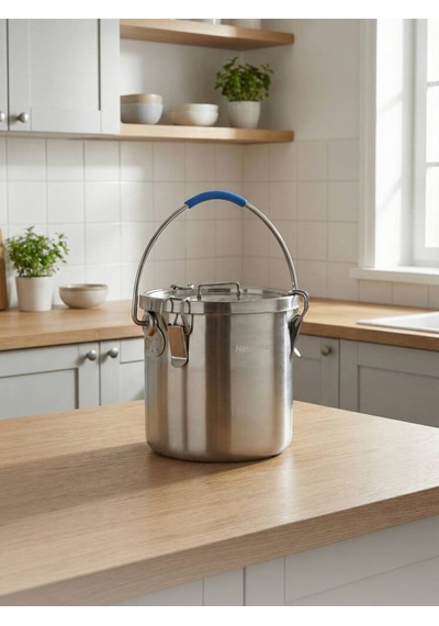 Hascevher Horeca 24 Cm Taşıma Kabı Tabansız Çelik