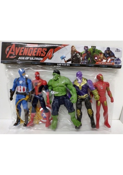 Oyuncak Thanos Örümcek Adam İronman Hulk Kaptan Amerika Işıklı