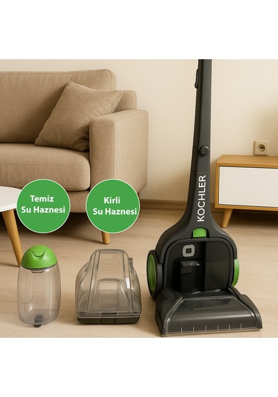 Aquapro Vc9390 Halı Ve Koltuk Yıkama Makinesi 7m Kablo, Kolay Taşınabilir Tasarım