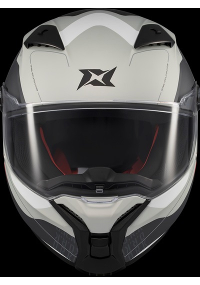 Axxis Fenix Ork Motosiklet Kaskı Beyaz - Gri