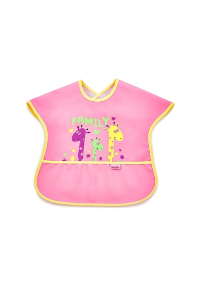 Babyjem Poli Muşamba Büyük Mama Önlüğü 029 Pembe