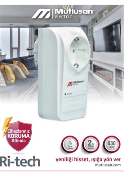 Mutlusan Tekli Şok Korumalı Priz 001 888 100004 00 00