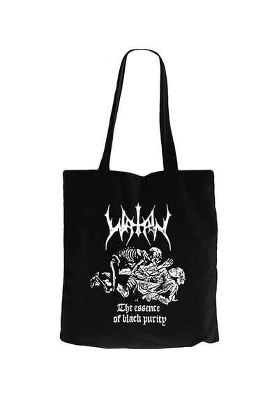 Watain The Essence Of Black Purity Siyah Kanvas Bez Çanta Siyah