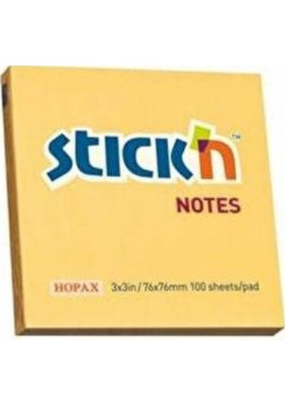 Gıpta Stickn 76x76 100 Yaprak Pastel Turuncu Yapışkan Not Kağıdı