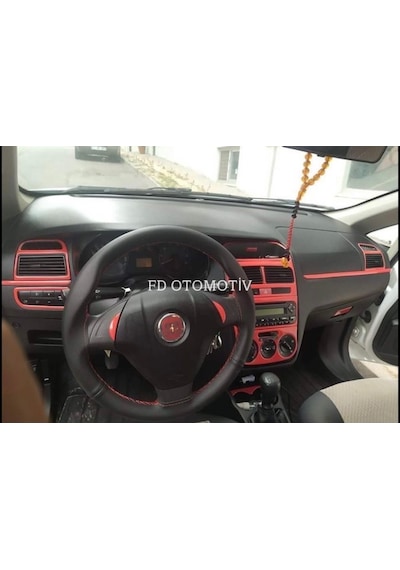 Fiat Linea Full Set Maun Kaplama Seti Kırmızı Renk