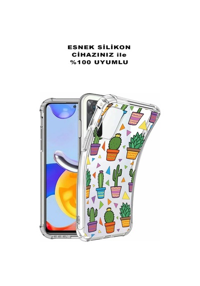 Samsung Galaxy S24fe İle Uyumlu Water Color 4 Baskılı Şeffaf Köşe Korumalı Antişok Kılıf