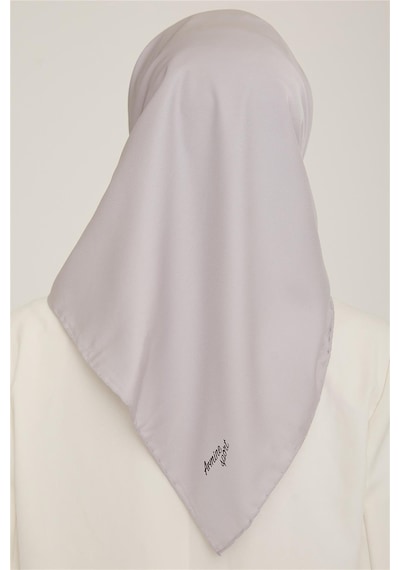 Armine Düz Twill Eşarp - Gümüş 766 - Gümüş 766