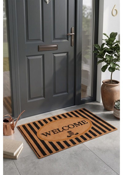 Villadia Home Textile Kapı Önü Paspası Kaymaz Taban Dekoratif Paspas Ev Giriş Antre İç Ve Dış Mekan Paspası 45x70 Cm 1ypycoco