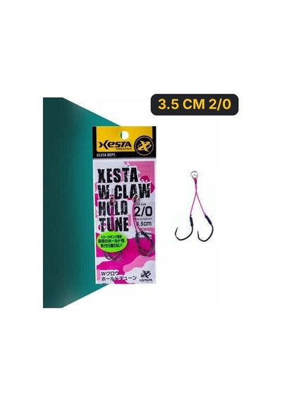 Xesta W Claw Hold Tune Double Assist İğne 3.5 Cm 2/0