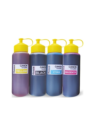 Canon G3411 İçin 4 Renk 500Ml Photoink Mürekkep