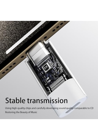 Usb-c - 8pin Lightning Kulaklık Adaptörü Hi-fi Ses Kalitesi Mikrofon Ve Kumanda Destekli Otglv