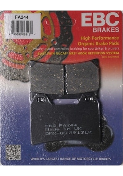 Ducati 748 Ön Fren Balatası Ebc Fa244