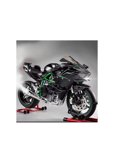 Kawasaki Ninja H2r Maket - 1:6 Işıklı Sesli Dumanlı