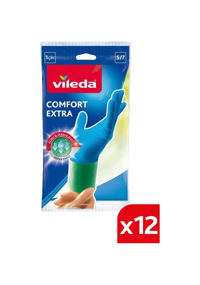Vileda Comfort Extra Küçük Boy Bulaşık Eldiveni S 12'li