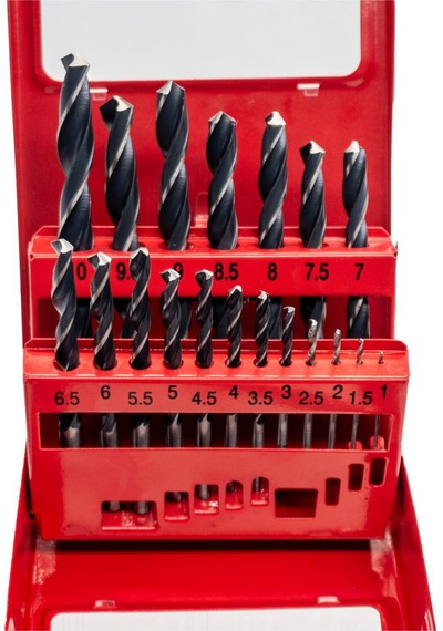 Mercure Hssst19 Metal Kutulu Hss Matkap Ucu Seti 1-10mm 19 Parça
