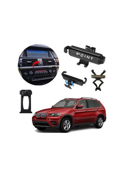 Bmw X5 Araca Özel Cep Telefon Tutacağı Robotik Oynar Başlıklı 2008 - 2013 Arası Profesyonel Ürün