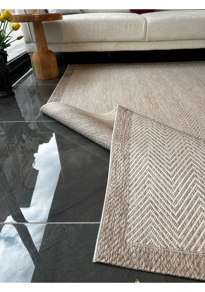 Sisal Halı Salon, Oturma, Yatak Odası Halısı 160x230 Desen Kodu 79271-070 Bej