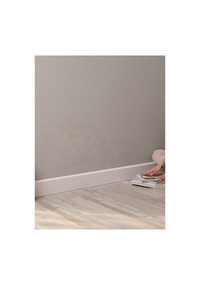 8 Cm Düz Lake Beyaz Mdf Süpürgelik 240 Cm