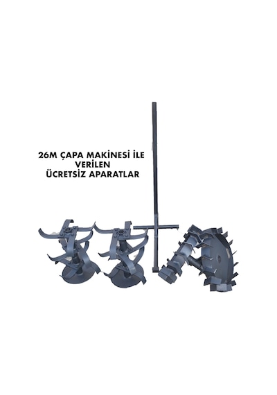 Kaan CP26M Dizel Çapa Makinesi