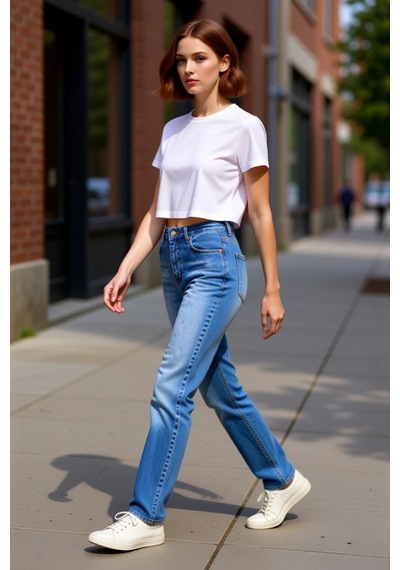 Ersefa Kadın Denim Flare Jean Yüksek Bel 5 Cep Esnek Günlük Ve Şık Kombi Lacivert