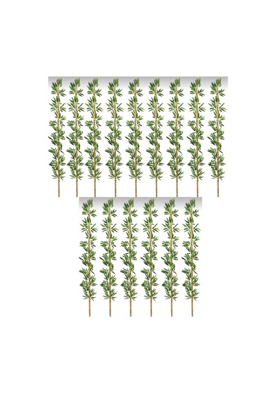 Rüzgar Yapay Çiçekçilik 190 Cm 15 Adet Bambu Yeşil