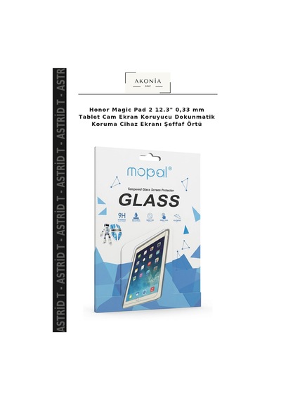 Honor Magic Pad 2 12.3" 0,33 Mm Tablet Cam Ekran Koruyucu Dokunmatik Koruma Cihaz Ekranı Şeffaf Örtü