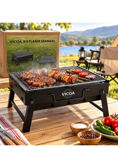 Tr Vpg-4200 Katlanır Kömürlü Mangal Genel