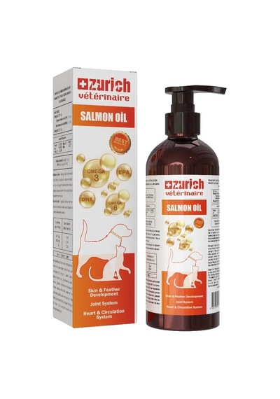Zurich Veterinaire Salmon Oil / Omega 3 Ve Omega 6 Sıvı Desteği 200 ML