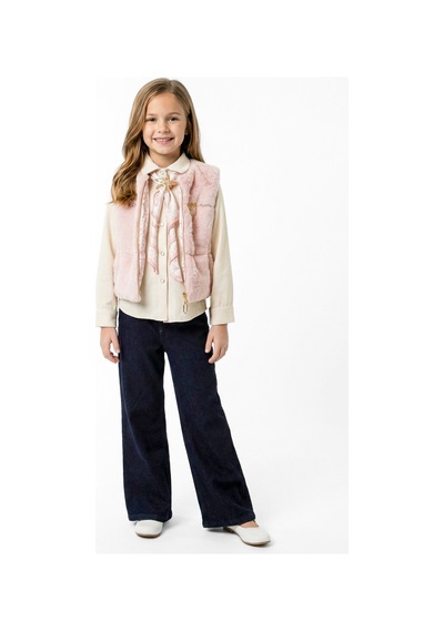 Xo Kids Kız Çocuk 3lu Alt Üst Takım 7-14 Yaş 3904-4904 Pembe