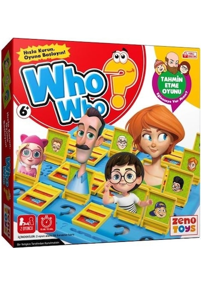 Zeno Toys Who Who Bil Bakalım Kutu Oyunu