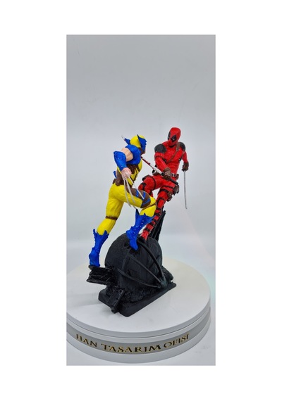 Deadpool Wolverine 2li Figür