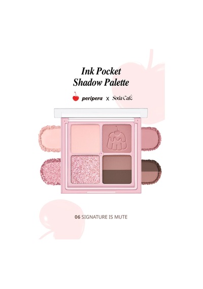 5 Renkli Mini Far Paleti Perıpera Ink Pocket Shadow Palette 06 Signature İs Mute Soda Cafe 04973705