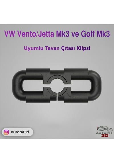 Vw Vento/jetta Mk3 Ve Golf Mk3 Tavan Çıtası Klipsi 4'lü Set Tavan Çıtası Klipsi