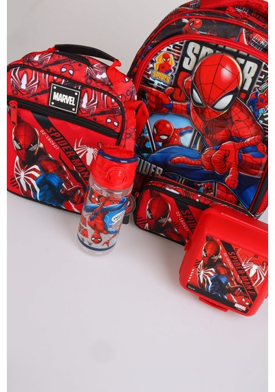 X Dekomus Lisanslı Spiderman Gamevers Collection Okul,kalem Ve Termoslu Beslenme Çantası,beslenme Kabı,matara Seti 165-Koyu Yeşil