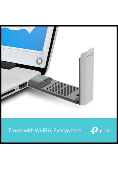 Tp-lınk Archer Tx50uh, Ax3000 Yüksek Performanslı, Dual Band, Wifi 6, Kablosuz Usb3.0 Adaptör