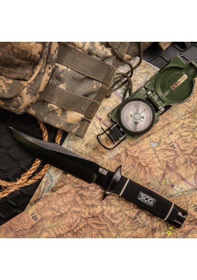 Sog S10b-k Tech Bowie Siyah Kamp Bıçak Siyah