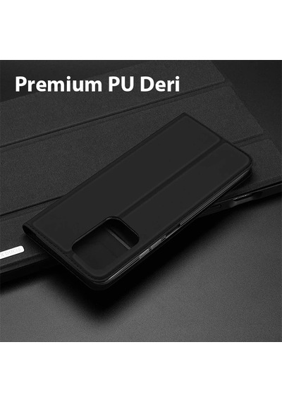 Dux Ducis Xiaomi Poco X5 5g Kılıf Skin Pro Series Flip Cover Kapaklı Kılıf- 5775 Lacivert