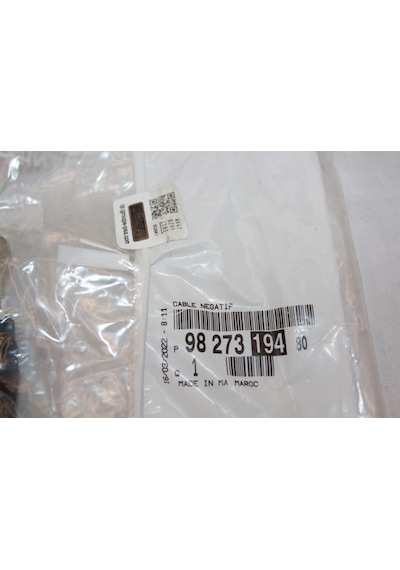 Psa 9827319480 Peugeot 208 II 2008 Citroën ve Opel Corsa F Uyumlu Akü Kablosu Negatif