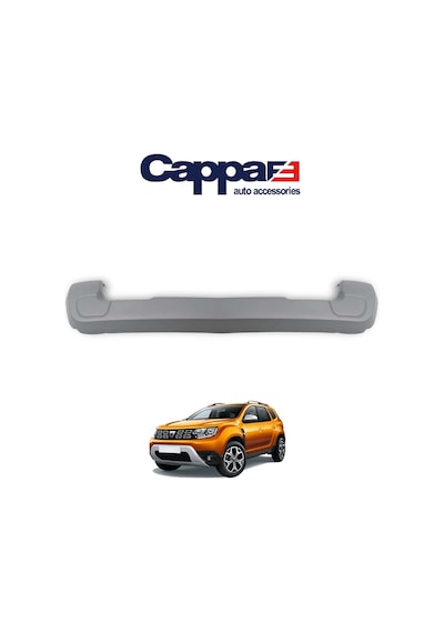 Cappafe Dacia Duster Arka Koruma Difüzör Büyük Md. Mat Gri 2018-