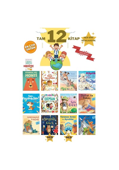 Utangaç Ayı Monti-seni Seviyorum Miniğim-küçük Meşe Palamudu - Tarçın Tam 10 Kitap Tudem