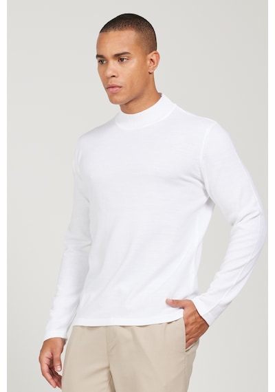 AC&Co / Altınyıldız Classics Erkek Ekru Tüylenme Yapmayan Anti-pilling Standart Fit Normal Kesim Yarım Balıkçı Yaka Triko Kazak Ekru AC&Co / Altınyıldız Classics Erkek Ekru Tüylenme Yapmayan Anti-pilling Standart Fit Normal Kesim Yarım Balıkçı Yaka Triko Kazak Ekru
