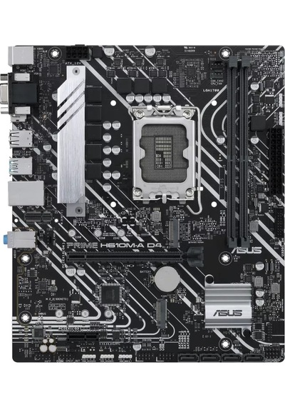 Asus Prime H610M-A D4-CSM Intel H610 3200 MGz DDR4 Soket 1700 mATX Anakart