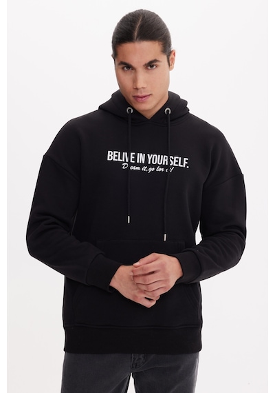 The Crow Belıve Siyah Hoodıe Sweatshırt Siyah
