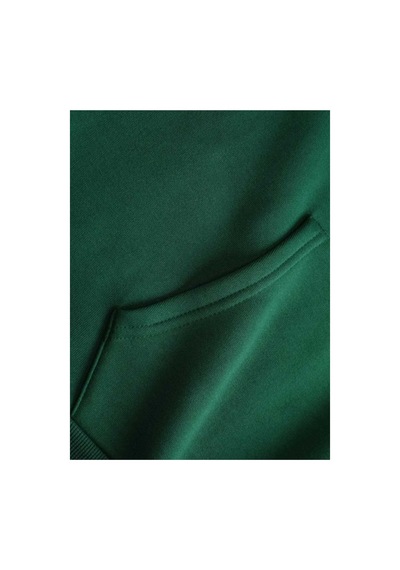Caddekombin Aot Keşif Birliği Arka Göğüs Baskılı Kapüşonlu Cepli İçi Yünlü Yeşil Sweatshirt Yeşil