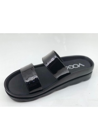 Voga 1761 Siyah Rugan Comfort Casual Bayan Terlik 001
